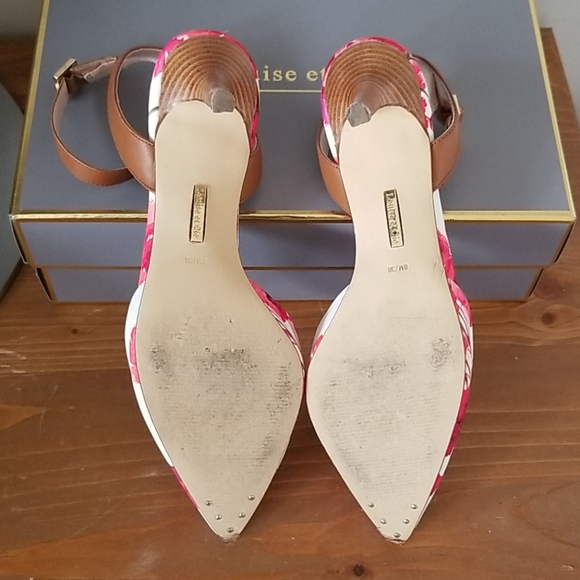 EUC Louise at Cie Lo-Esperance Ankle Strap Heels - Picture 4 of 7